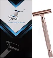 Pearl Shaving Close Comb Double Edge Safety Razor for Men - Reusable Eco Freindly DE Razor for Men| Classic And Traditional Men's Shaving Razor | Luxury Shaving Kit | Premium Men's Safety Shaving