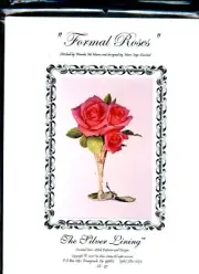 Cross Stitch Formal Roses Marc Saastad Silver Lining OOP