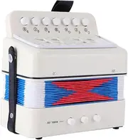 TOYANDONA Mini Accordion Educational Music Toy Safe Abs Metal Develop Skills Great for Boys and Girls Birthday Idea