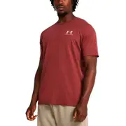 Under Armour Mens Sportstyle Left Chest Tee - Rust