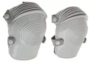 CLC 361 Ultraflex Non-Skid Kneepads, Plastic, Grey Grey Kneepads
