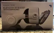 Sharper Image Virtual Reality Headset With Earphones White/Black