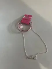 miss mango girls bangle & princes necklace set bnwt (acc403