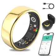 Smart Ring for Women Men with a Black Charging Box,Bluetooth Connection,Healt...