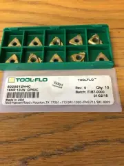 TOOL FLO 10 PIECE 16NR 12UN GP50C INSERTS