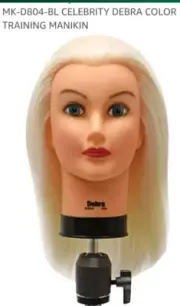 Manikin Head, Celebrity D804-BL Debra Blonde-level 12-
