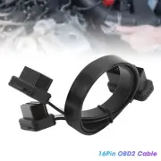 1-2 OBD Extension Cable Splitter 16Pin Connector 0.98ft Car Diagnostic Tool