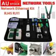 18x Lan Network Cable Tool Tester Crimper RJ45 /11 Ethernet LAN Kit Crimping Set