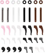 Lertenys 20 Pairs Eyeglass Retainer, Premium Silicone Anti-slip Eyeglass Holder, Multicolor Eyeglass Grips, Eyeglass Ear Hook