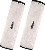 Car Seat Belt Covers 2 Pack Soft Unique Car Safety Seat Belt Strap Shoulder Pad Camera Bag Strap Cover Car Accessories for Women Men Kids S Black Christmas