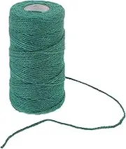 TEHAUX 1 Roll Jute Twine for DIY Crafts and Garden Use Natural Burlap Rope for Decorating Wrapping and Plant Support Versatile Flexible and String