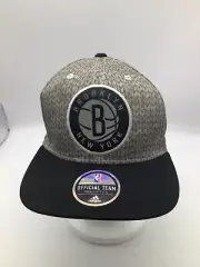 Brooklyn Nets (NBA) Adidas Impact Camo Gray Snapback Baseball Cap H1