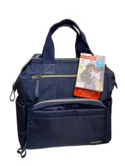 Skip Hop MainFrame Diaper Bag Backpack: Blue/Multi-Function Baby/10 pockets/NWT!
