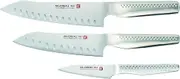 Global Ni 3-Piece Kitchen Knife Set 1.0 cm*1.0 cm*1.0 cm Silver