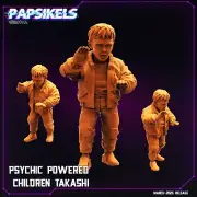 Psychic Powered Kid: TAKASHI | Cyberpunk | Papsikels | 32mm Scale
