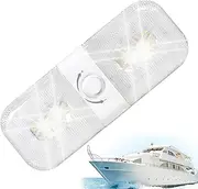 LED RV Lights Interior - High Lumen 12V-24V Car LED Lights with/Off Switches, Tri-Color Changing - Dimmable Ceiling Dome Light, 120 High Brightness LED Beads for RVs, Campers, Boats