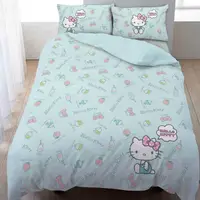 在飛比找Yahoo奇摩購物中心優惠-小禮堂 Hello Kitty 雙人涼被 150x180cm