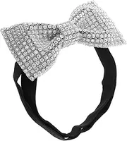 [DEARMAMY] Trendy Mens Rhinestone Bow Tie Pre-tied with Adjustable Length for Weddings Parties Formal Events Accessory
