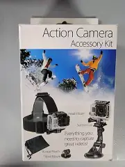 Sunpak - PlatinumPlus Action Camera Accessory Mount Kit Action-3BB #13725
