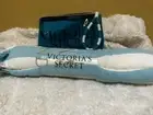 VICTORIAS SECRET BOMBSHELL STRIPED BEACH TOWEL BLUE WHITE NWT Matching Sm TOTE