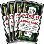 A-Tech 128GB RAM Kit for 2019 Apple iMac (Retina 5K, 27-inch) - (4X 32GB) DDR4 2666MHz PC4-21333 / PC4-21300 260-pin SODIMM Max Memory Upgrade