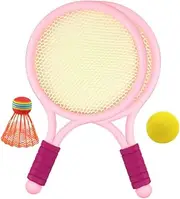 EXAOMBLE Racket Badminton Trainings Outdoor Badminton Racket Professional The Racket Badminton Rackets Racquet Badminton Accessories Grip Badminton Plastic Pink
