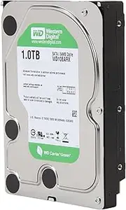 Western Digital 3.5" 1TB SATA Hard Disk Drive (WD10EARX) (Renewed)