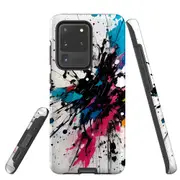 For Samsung Galaxy S20 Ultra Tough Protective Cover, Dark Splatter