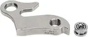 Otufan Bike Tail Hook,Stainless Steel Anodized Appearance Bike Rear Derailleur Hanger with Standard Size Screws for Mountain Road Bikes MTB