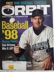 Satellite Orbit mag Mar 1998 Baseball Matt Williams Diamondbacks basketball rare