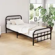 Artiss Metal Bed Frame Single 199x96CM LEO