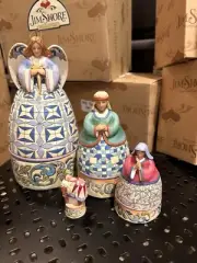 Jim Shore Set of 4 Nativity Nesting boxes, Mint Condition