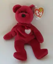 Retired TY 04233 Beanie Baby Valentina Tag Errors 1998/1999 Hologram MNT