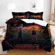 o897 Stranger Things Digital Printed Quilt Cover Pillowcase Bedding nj897