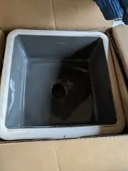 Kohler K8188-58 Verticyl 13" Square Undermount Bathroom Sink in Thunder Grey