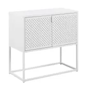 Modern Furniture NEWTON 2 Door Sideboard 82cm - White