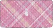 Buffalo Plaid Check Tartan Scotland Peach Love Kids Travel Bed Sheet Waterproof Cot Sheet for Folding Toddler Bed for Small Spaces Daycare Cot 50'' x 25'' (Sheet,Bed Not Included)