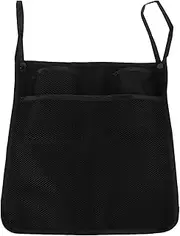 HOLIDYOYO Stroller Hanging Bag Organizer Storage Pocket Carrying Diaper Cup Handlebar Organizer Bag Mesh Bag for Carrying Diaper Snacks Cup Stroller Container Organizer Black Nylon