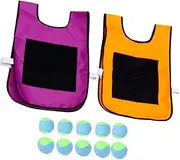 Sticky Ball Outside Toys Dodgeball Toys for Sticky Target Ball Sticky Vest for Ball Launching Ball Game Sports Catch Toss Soft Toy Balls Ball Tag Game