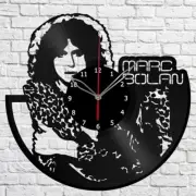 Vinyl Clock Marc Bolan Vinyl Wall Clock Home Decor Vinyl Record Wall Clock 2025