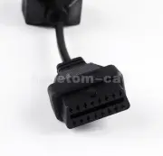 17 Pin OBD1 to 16 Pin OBD2 Convertor Adapter Cable For TOYOTA Diagnostic Scanner