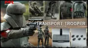 1/6 Action Figure Soldier Transport Trooper The Mandalorian 12in Doll