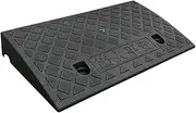 Abbraccia Curb Ramp Threshold Ramp Driveway Curb Ramp Ramp Pad for Sidewalk Hand Trucks Rvs, H 8cm Black