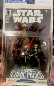 2008 Star Wars Comic Packs Darth Talon & Cade Skywalker Figure Pack #4 Hasbro