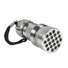 HQRP 21 LED UV 385 nM Ultra Violet Blacklight Flashlight TORCH LIGHT
