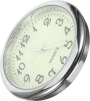 Car Clock Automotive Car Mini Clock Wall Clocks Dashboard Clock Mini Round Clock Small Digital Clock Small Clock Car Dash Clock Tiny Clock Small Digital Battery Operated Metal