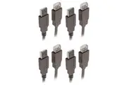 4x Sansai 1.8m Extension 2.0 USB A Male to A Female Cable for Printer Scanner PC