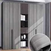 Thickened Imitation Wood Grain Stickers, Old Furniture Renovation Cabinet Closet Cabinet Door Stickers Desktop Waterproof self-Adhesive Wood Color Wallpaper(R026,60cmx5m)