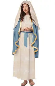 Virgin Mary Womens Biblical Christmas Costume