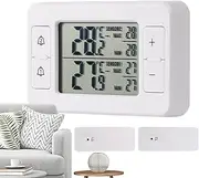 Freezer Temperature Measuring Tool | Wireless Digital Temperature Measuring Tool for Freezer | Kitchen Measure Supplies for Refrigerator Cooler Indoor Outdoor Dorm